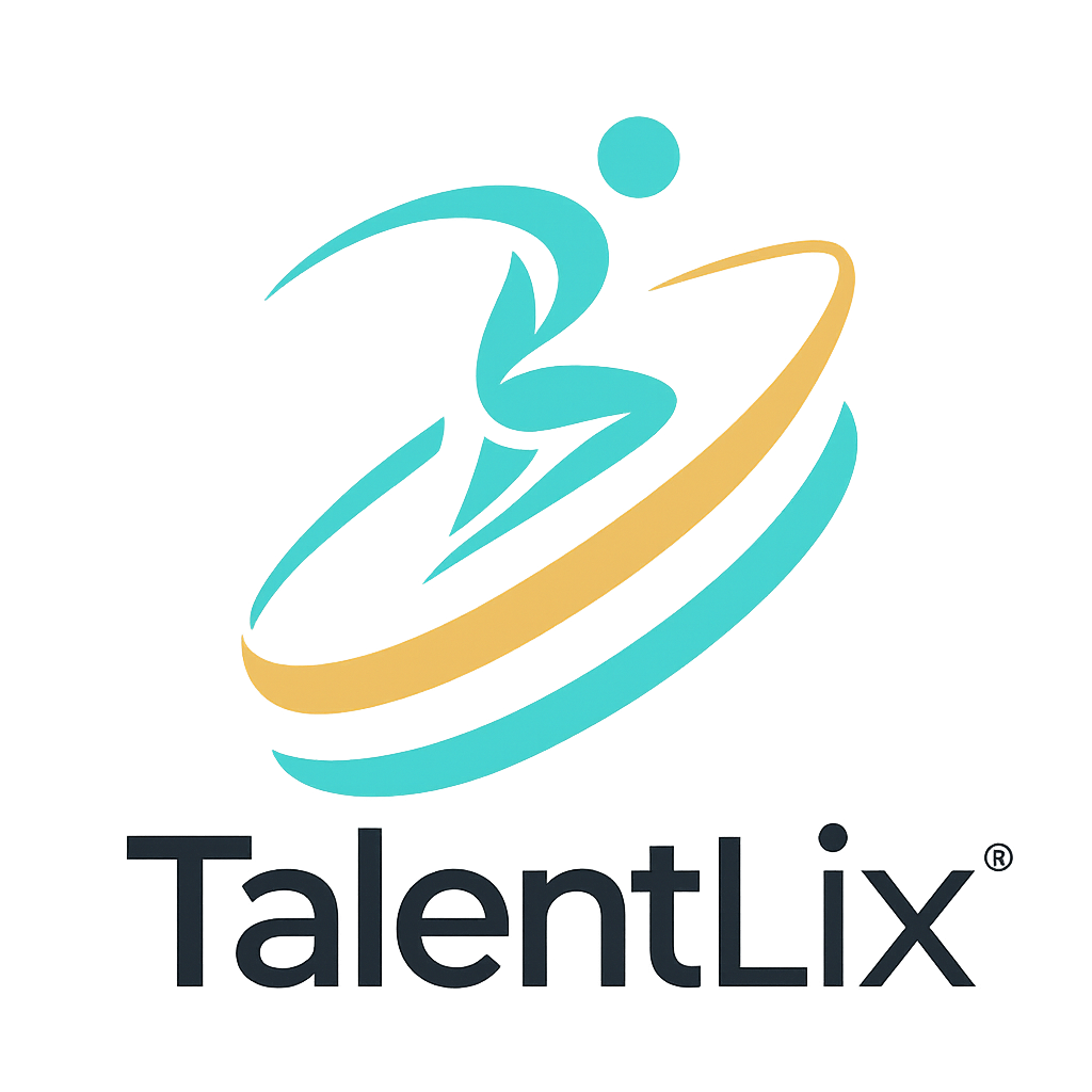 TalentLix sports talent discovery platform logo on the home page